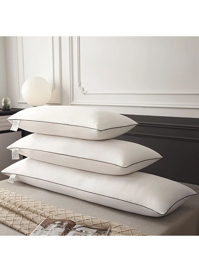 White Luxury Soft Extended Body Pillow Hypoallergenic Breathable Machine Washable - Image 5